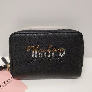 Juicy Couture Breaking the rules double medium zip around wallet
